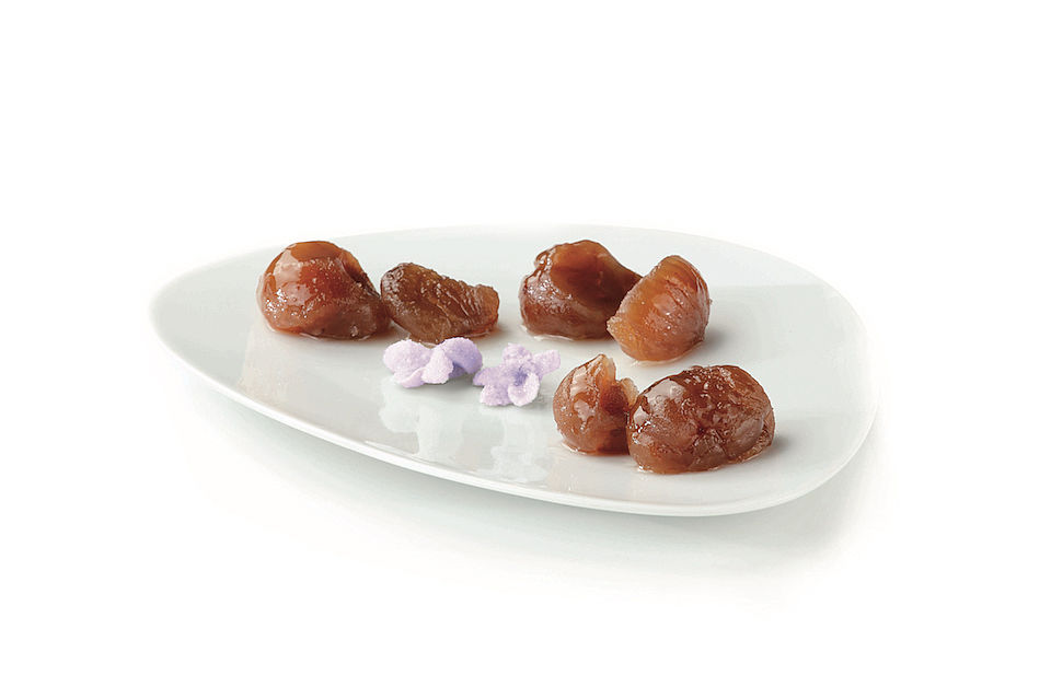 Agrimontana  Marrons glacés in Big Pieces (twin chestnuts)
